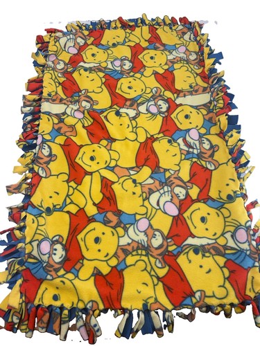 Tie blanket fleece winnie pooh - tie,
